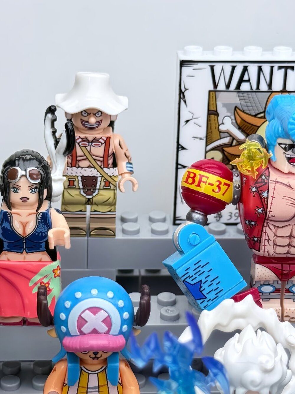 One Piece Straw Hat Pirates Custom Minifigure Lot of 9 - Picture 6 of 7